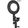 SBQS4040SL - Softbox (Quick Setup) - 40x40cm - met Cameraflitser houder type L met Flitsschoen (Canon/Nikon) - illuStar