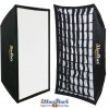 SBUF70100HCA135 - Softbox (Snel opvouwbaar als een paraplu) - 70x100cm met Diffusor & Honingraatrooster - illuStar