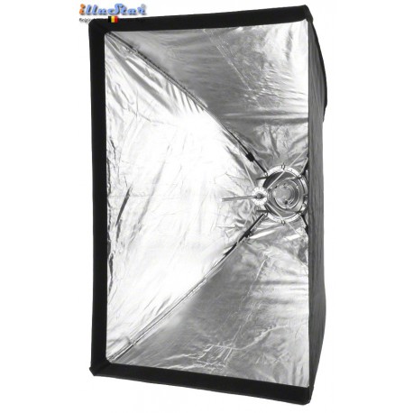 SBUF70100HCA135 - Softbox (Snel opvouwbaar als een paraplu) - 70x100cm met Diffusor & Honingraatrooster - illuStar