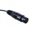 Rolux 4-pins XLR Female plug met Male D-Tap RL-C3