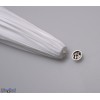 URDP140TS - Paraplu met Nylon (POM) frame - diffuus wit en verwijderbare hoes Zilver/zwart - ø140cm - illuStar