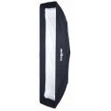 B003-A144 - Softbox 25x100cm - 360° draaibaar - Opvouwbaar - inclusief tas - elfo
