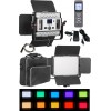 LEDP60PRODMX - LED Video & Foto Studioverlichting 60W + 60W Bi-Color, DMX-512, 2x NP-F750/960 batterijslot, DC 13V-19V