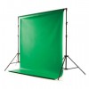 Achtergrond Vinyl Chroma Key Groen 1,38 x 6,09 m