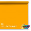Rol achtergrondpapier - 35 Yellow-Orange 1,35 x 11m