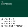 Rol achtergrondpapier - 12 Deep Green 1,35 x 11m