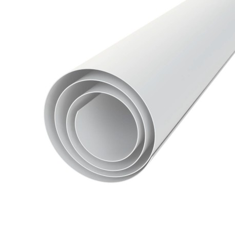 T200SH - Vel PVC achtergrond B 100  x H 140 cm - Wit - elfo