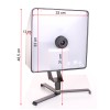 SKT04-MOB - Pasfoto Systeem (mobiele kit) met ingebouwde flitser 120 Ws en fototoestel Canon DSLR