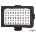 LED Video & Foto cameralamp 6W - LEDC-6W - 5500°K - 360 lm - Ingebouwde oplaadbare Li-ion batterij