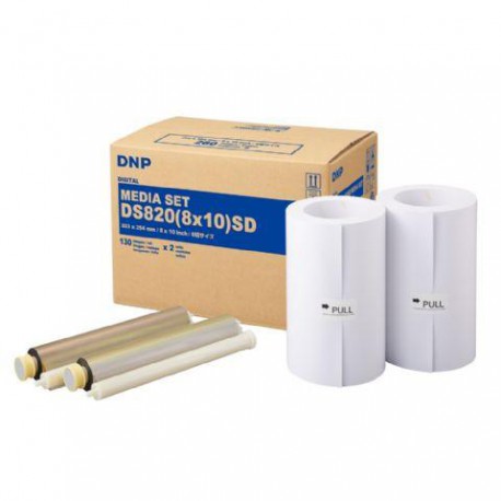 DNP Papier DM810820 2 Rol à 130 St. 20x25 voor DS820 DNP Papier DM810820 2 Rol à 130 St. 20x25 voor DS820