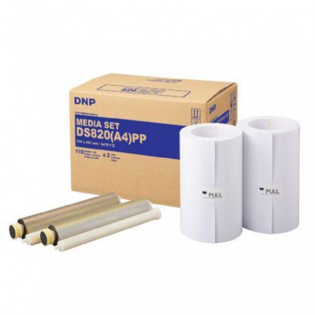 DNP Papier DMA4820 Premium 2 Rol à 110 St. A4 voor DS820 DNP Papier DMA4820 Premium 2 Rol à 110 St. A4 voor DS820