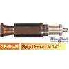 SP8H4M - 5/8” Spigot - 90mm (hexa - male 1/4”) - illuStar