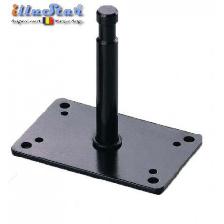 TFA027B - Bevestigingsplaat voor muur / plafond met 5/8” spigot 12cm - illuStar