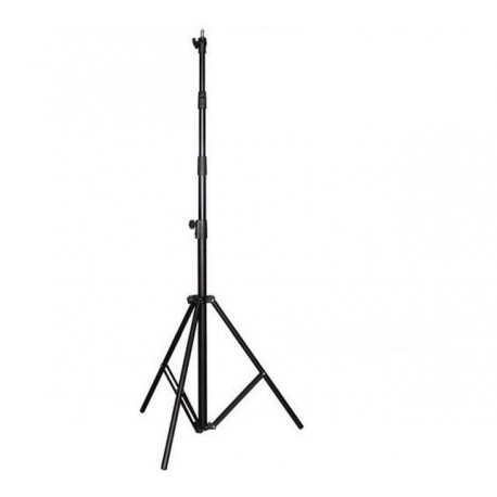 LS360A - Lampstatief - luchtgeveerd 360~107cm - opgevouwd 110cm - voet ø120cm, buis ø22mm - 4-delig ø40/32/28/24/mm - illuStar