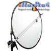 RH168C - Houder voor 5-1 Reflector, armlengte 168~63cm, met excentric cam voor bevestiging op lampstatief - illuStar